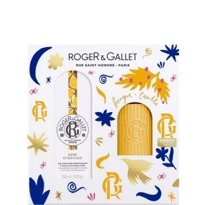 Bois d'Orange Coffret Eau Parfumée Bienfaisante - Bougie Parfumée Bois d'Orange Coffret Eau Parfumée Bienfaisante - Bougie Parfumée