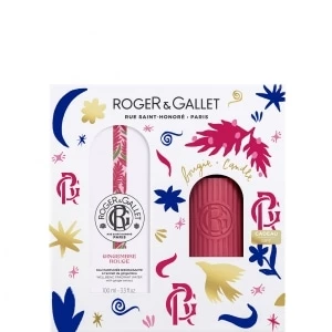 Gingembre Rouge Coffret Eau Parfumée Bienfaisante - Bougie Parfumée Gingembre Rouge Coffret Eau Parfumée Bienfaisante - Bougie Parfumée