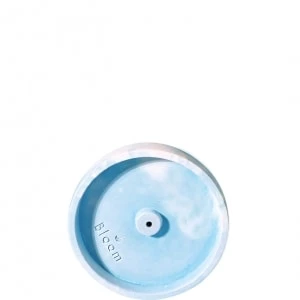 Porte Encens Bloom Bleu Marbré en Béton Porte Encens Bloom Bleu Marbré en Béton