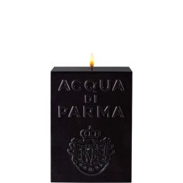 Cube Noire Ambre Bougie