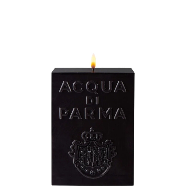 Cube Noire Ambre Bougie