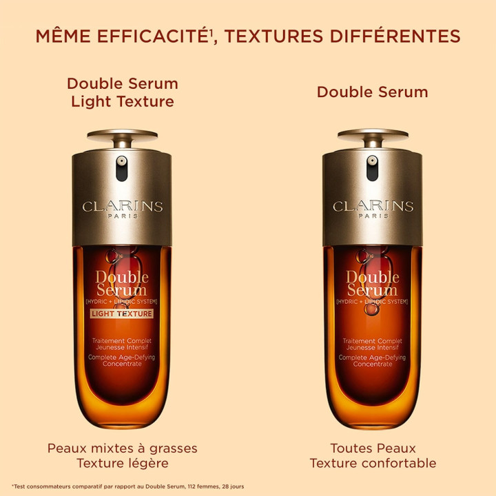 Double Serum Light Texture Sérum Anti-âge Texture Légère
