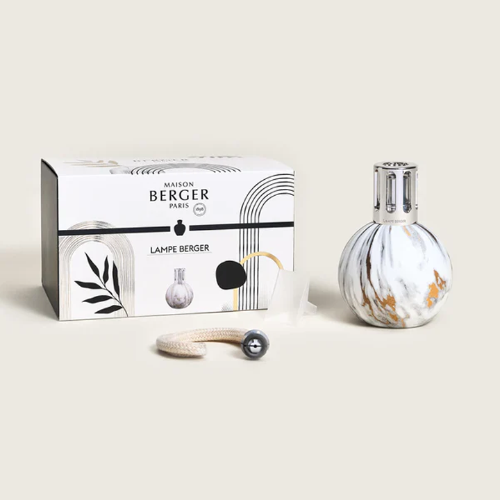 Maison Berger Paris Lampe Marbrure Blanche