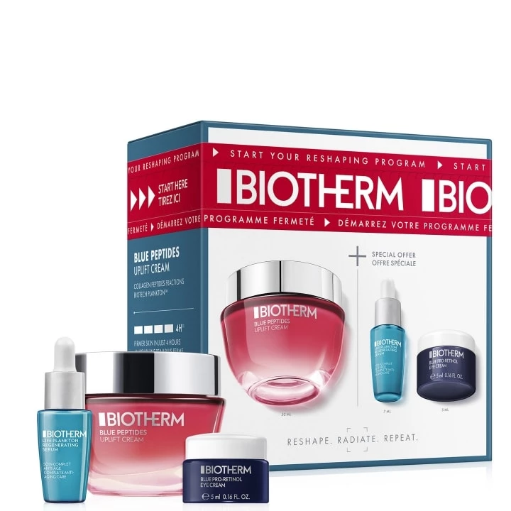 Blue Peptides Uplift Coffret Routine Anti-Âge - Biotherm - Incenza