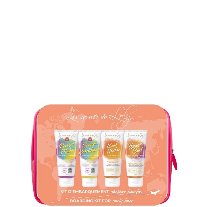 Trousse Cheveux Bouclés  Routine Format Voyage - 4 Produits - Les Secrets de Loly - Incenza