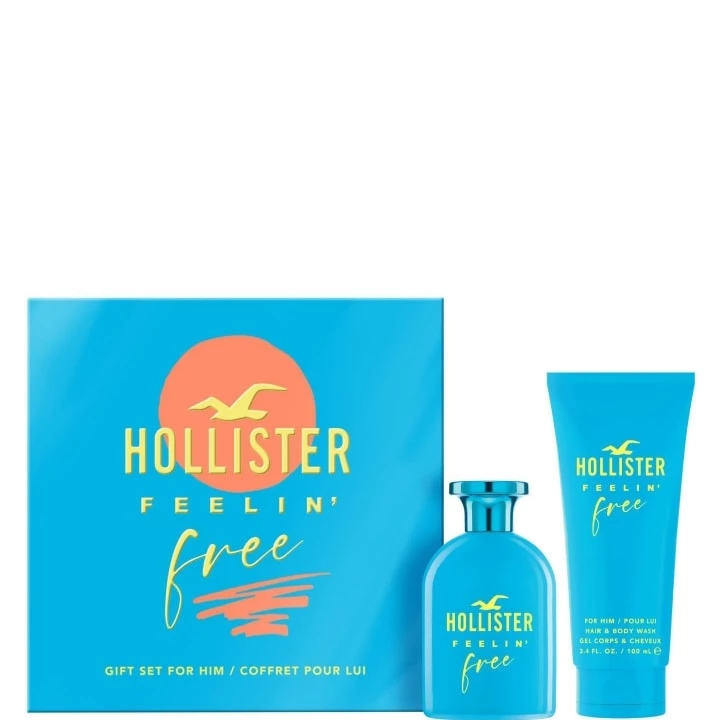 Feelin' Free pour Lui Coffret Eau de Toilette - Hollister - Incenza
