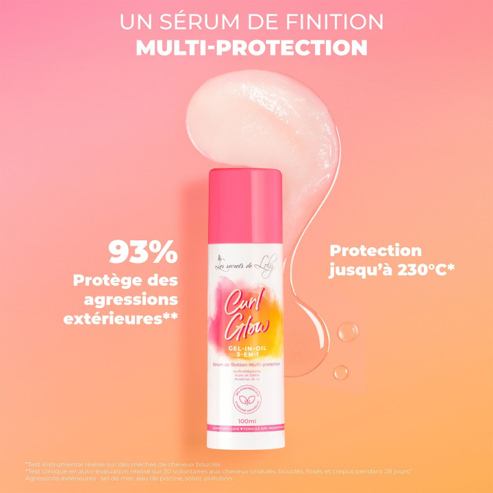 Curl Glow Sérum de Finition Multi-Protection