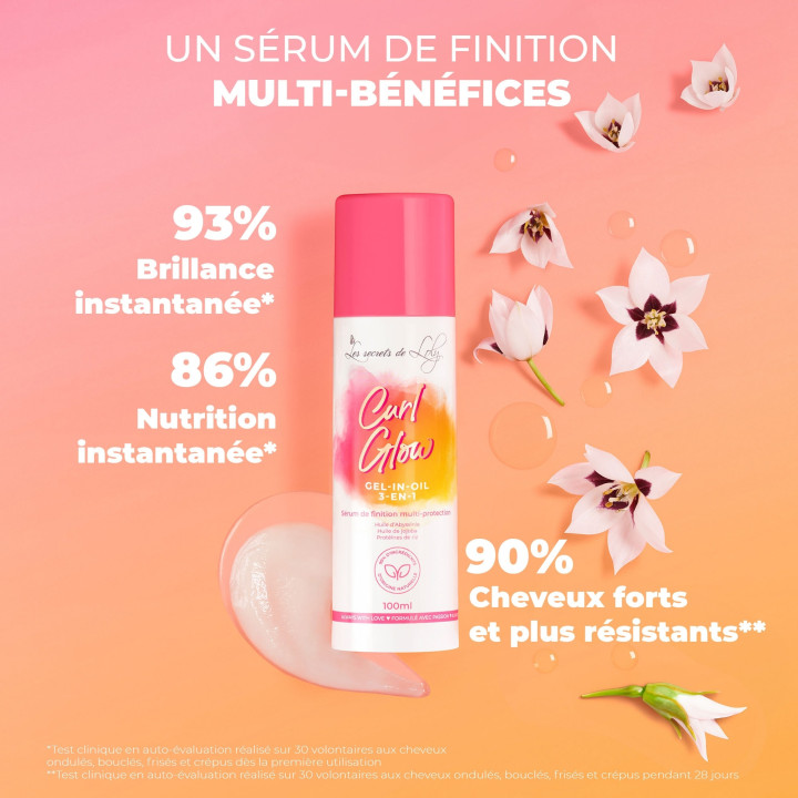 Curl Glow Sérum de Finition Multi-Protection