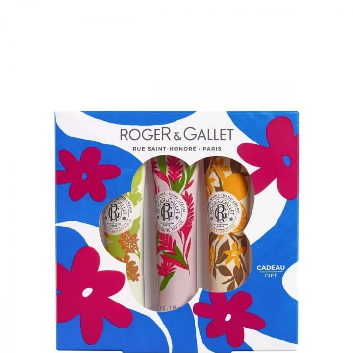 Trio Crèmes Mains Bienfaisantes Coffret Soin Mains Parfumé - Roger&Gallet - Incenza