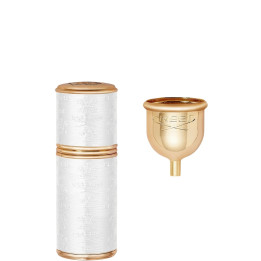 Creed Or / Blanc Vaporisateur de voyage - Gaine Cousu Cuir