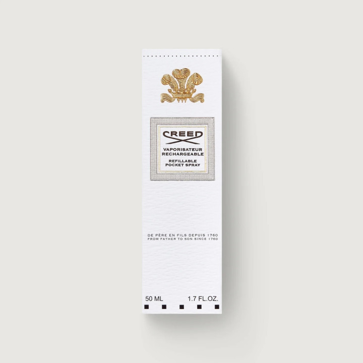 Creed Argent / Argent Vaporisateur de voyage - Gaine Cousu Cuir