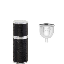 Creed Argent / Noir Vaporisateur de voyage - Gaine Cousue Cuir
