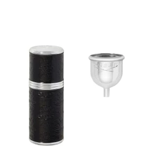 Creed Argent / Noir Vaporisateur de voyage - Gaine Cousue Cuir Creed Argent / Noir Vaporisateur de voyage - Gaine Cousue Cuir
