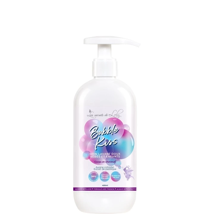 Bubble Kiss Soin Lavant Doux Bébé et Enfant 400 ml - Les Secrets de Loly - Incenza