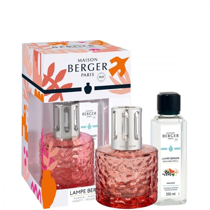 Mirage Corail Coffret Lampe Berger - Maison Berger Paris - Incenza