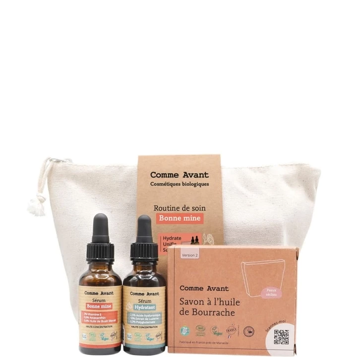 Routine Soin Bonne Mine Coffret Soin Visage - Comme Avant - Incenza
