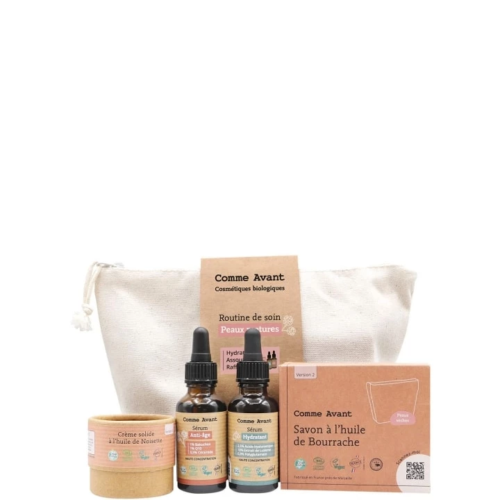 Routine Soin Peaux Matures et Anti-Âge Coffret Soin Visage - Comme Avant - Incenza