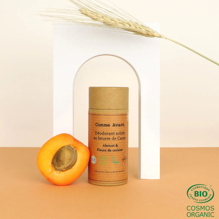 Déodorant Solide Abricot & Fleurs de Cerisier