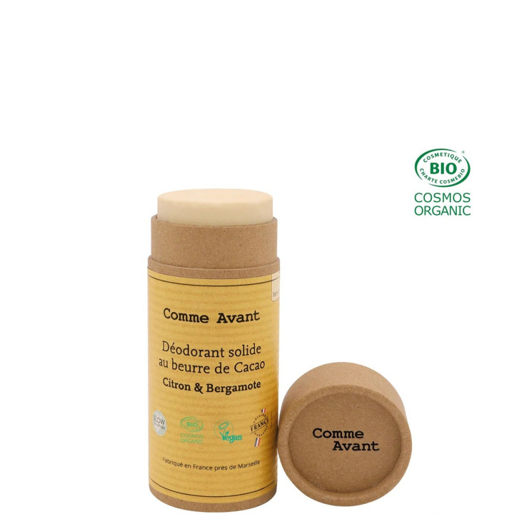Déodorant Solide Au Beurre de Cacao Citron & Bergamote