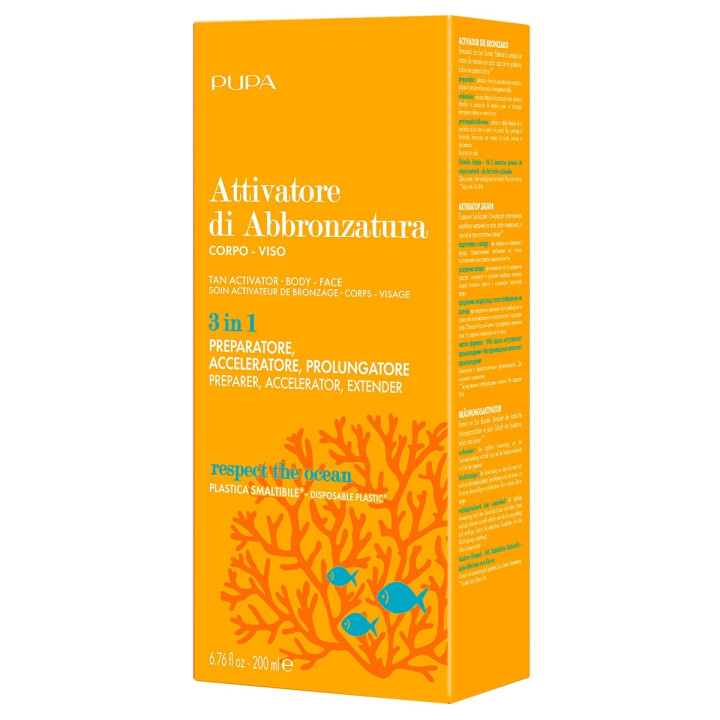 Soin Activateur De Bronzage Corps Visage Activateur de bronzage 3 en 1