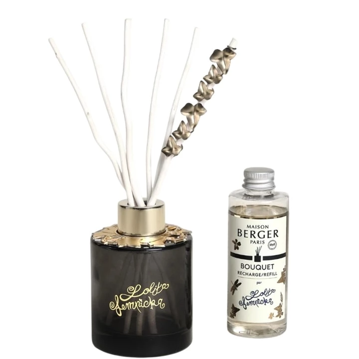 Lolita Lempicka Black Edition Bouquet Bijou Parfumé Coffret Parfum d'Intérieur - Maison Berger Paris - Incenza