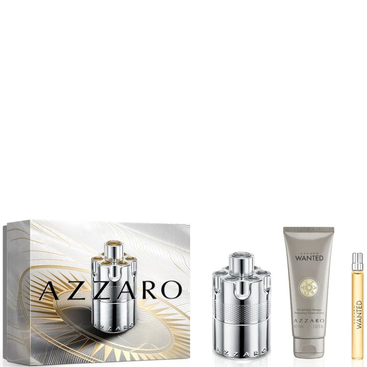 Azzaro Wanted Coffret Eau de Parfum, Shampoing et Format Voyage - AZZARO - Incenza