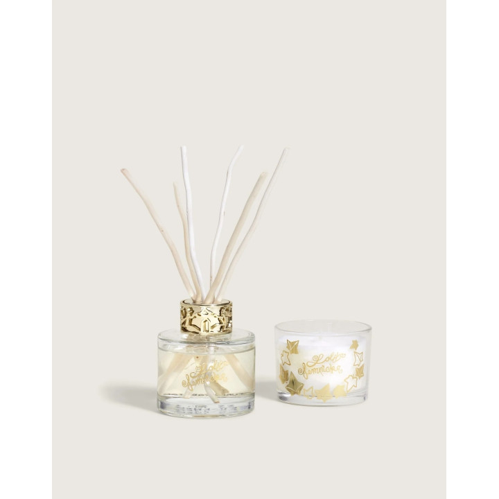 Duo mini Bouquet & Bougie Lolita Lempicka Transparent Coffret Parfum d'intérieur