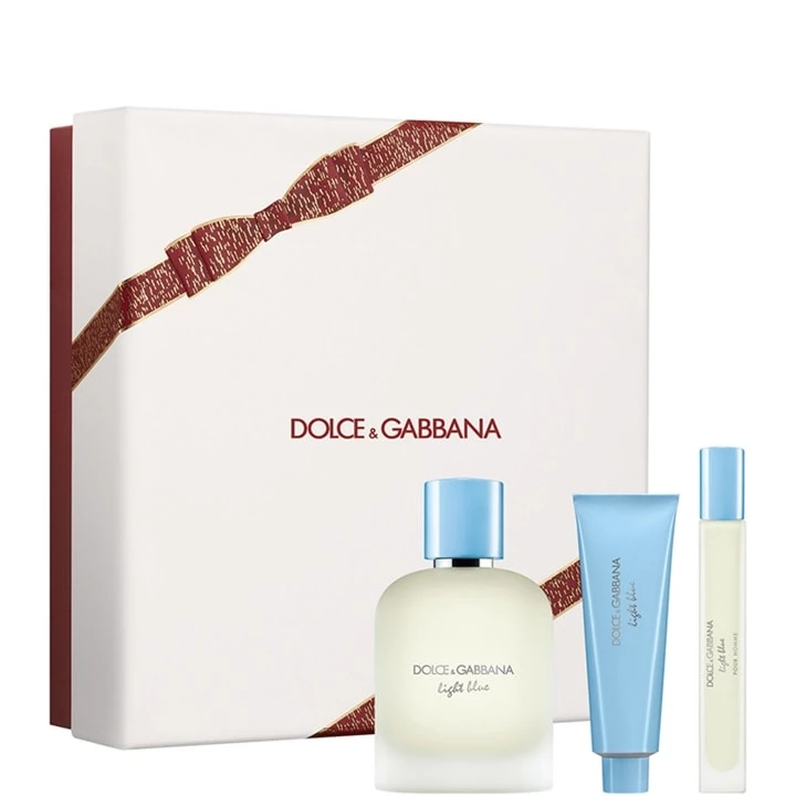 Light Blue Pour Homme Coffret Trio Eau de Toilette 100 ml - Dolce&Gabbana - Incenza