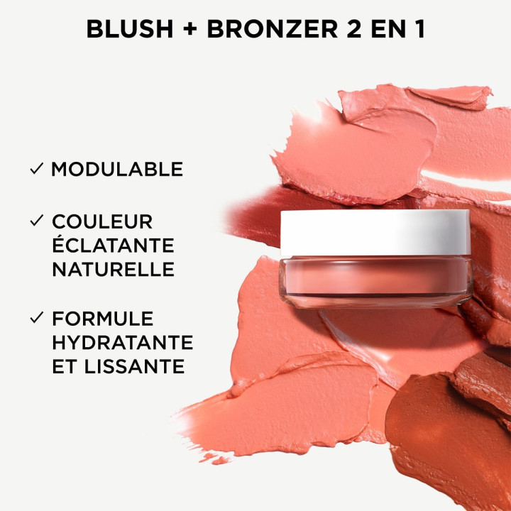 SUN RUSH 60 - medium deep - Glow With Confidence Sun Blush  Blush + Bronzer 2-en-1