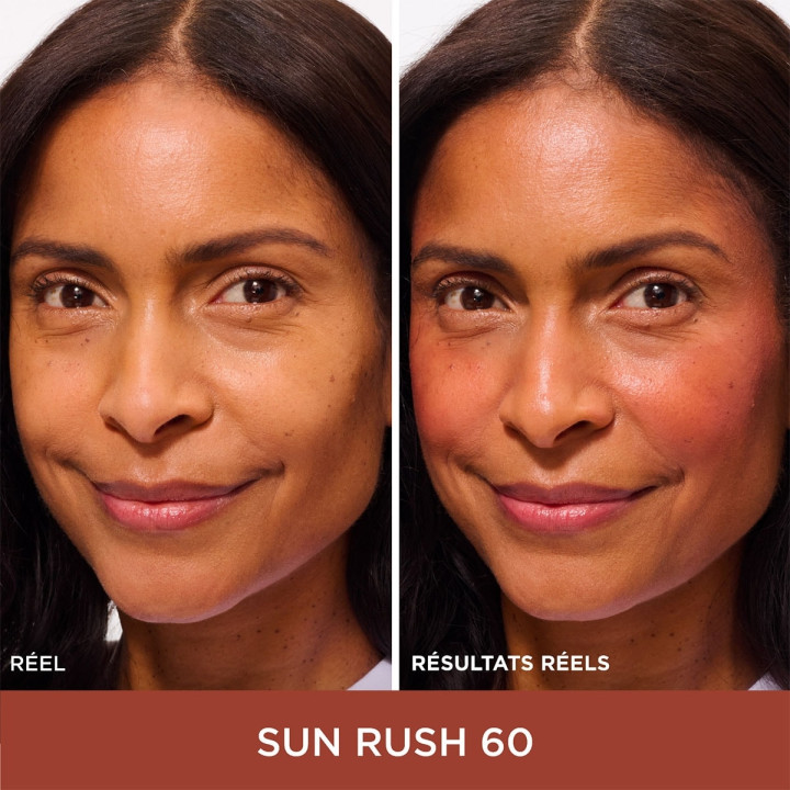 SUN RUSH 60 - medium deep - Glow With Confidence Sun Blush  Blush + Bronzer 2-en-1