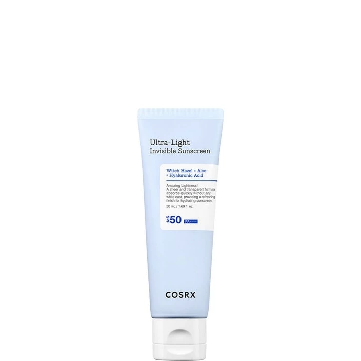 Sun Protectors Crème Solaire Invisible Ultra Légère SPF50+ PA++++ 50 ml - Cosrx - Incenza