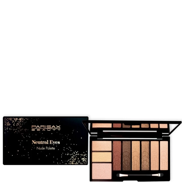 Neutral Eyes - Nude Palette Maquillage 9 Teintes + Pinceau - Parisax - Incenza