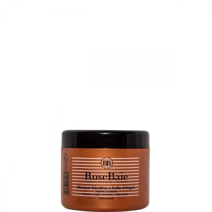 Kératine X Huile d'argan Masque Nutrition et Eclat - RoseBaie Paris - Incenza