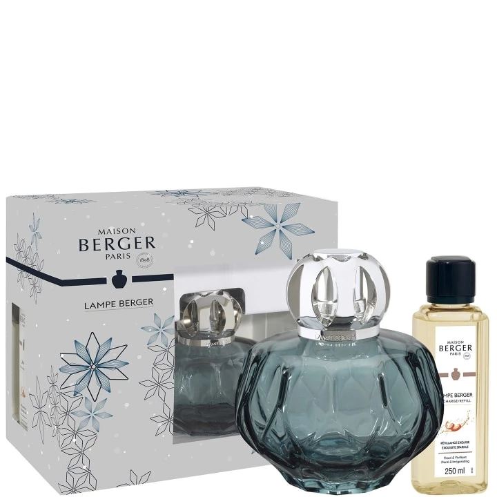 Rosalie Bleue Coffret Lampe - Maison Berger Paris - Incenza