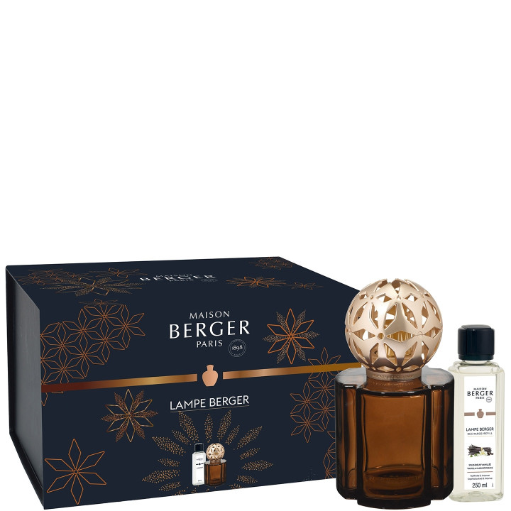 Pomelis Chocolat Coffret Lampe Berger