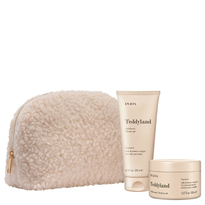 Teddy Land - Lait d'Avoine Vanille Coffret Gel Douche et Scrub pour le corps - Pupa - Incenza