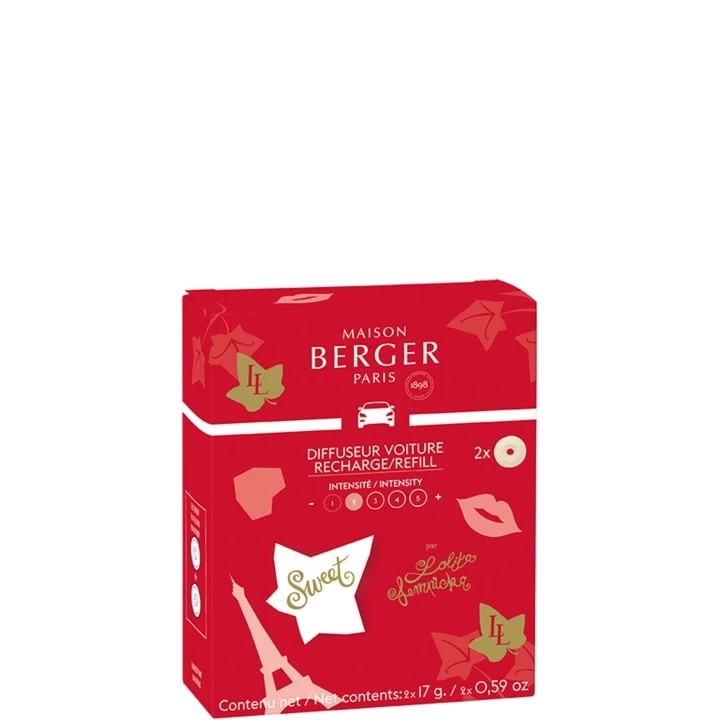 Lolita Lempicka Sweet Recharges Diffuseur Voiture - Maison Berger Paris - Incenza Lolita Lempicka Sweet Recharges Diffuseur Voiture - Maison Berger Paris - Incenza