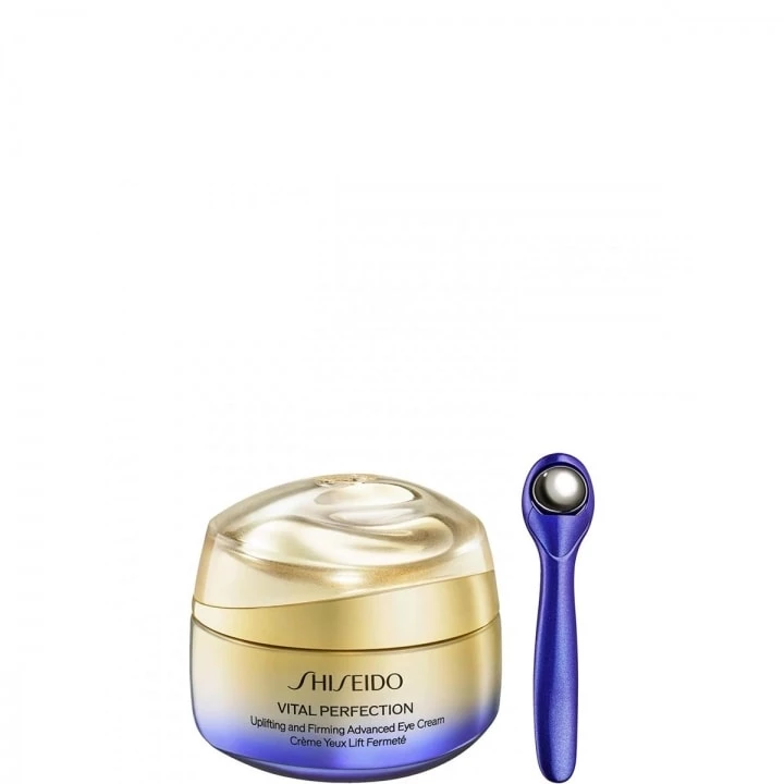 Vital Perfection Crème Yeux Lift Fermeté et Outil de Massage 15 ml - SHISEIDO - Incenza Vital Perfection Crème Yeux Lift Fermeté et Outil de Massage 15 ml - SHISEIDO - Incenza