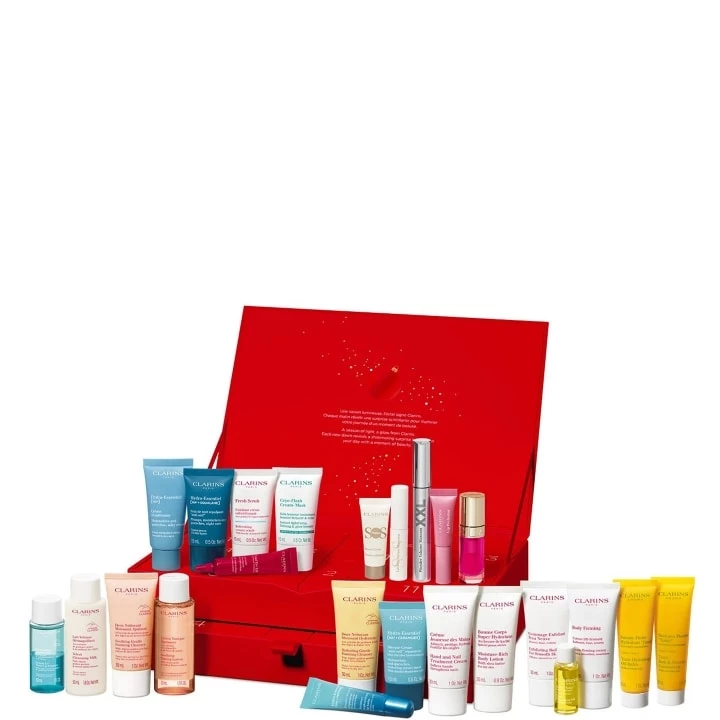 Calendrier De L'Avent 24 Cases Coffret Soin - CLARINS - Incenza