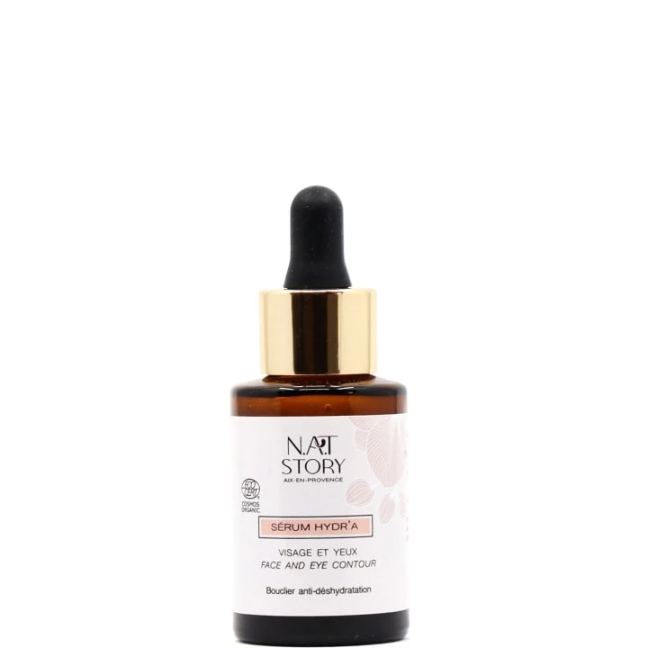 Sérum Hydratation & Vitalité à l’Acide Hyaluronique Visage & Yeux Bio - N.A.T Story  - Incenza