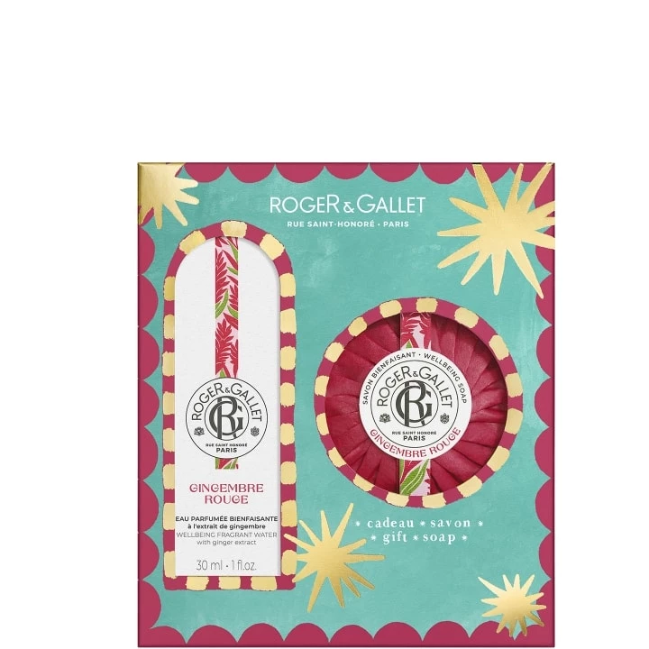 Gingembre Rouge Coffret Eau Parfumée Bienfaisante 30 ml - Roger&Gallet - Incenza