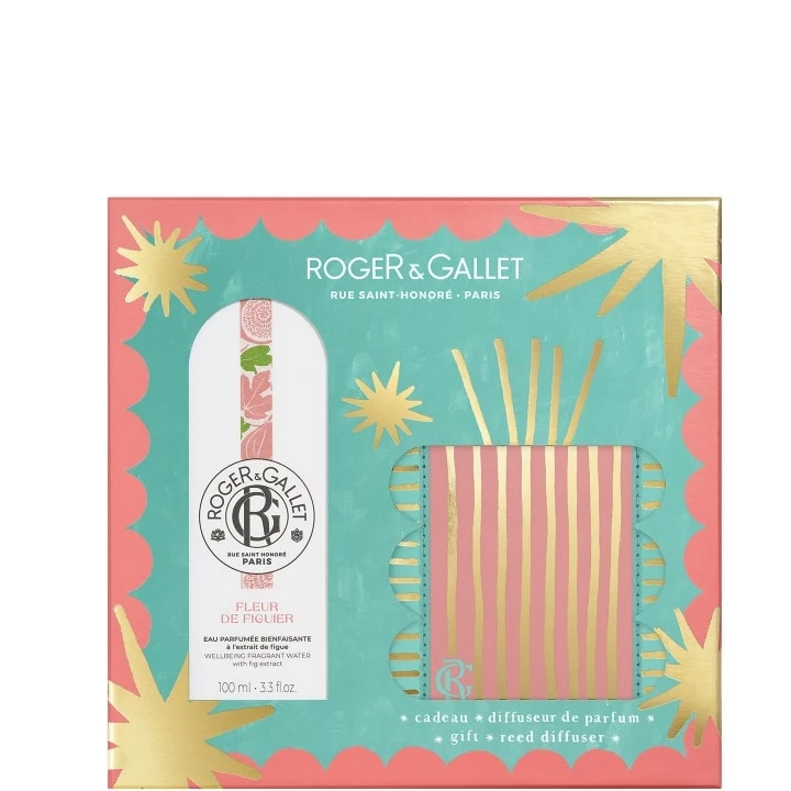 Fleur de Figuier Coffret Eau Parfumée Bienfaisante - Diffuseur 100 ml - Roger&Gallet - Incenza