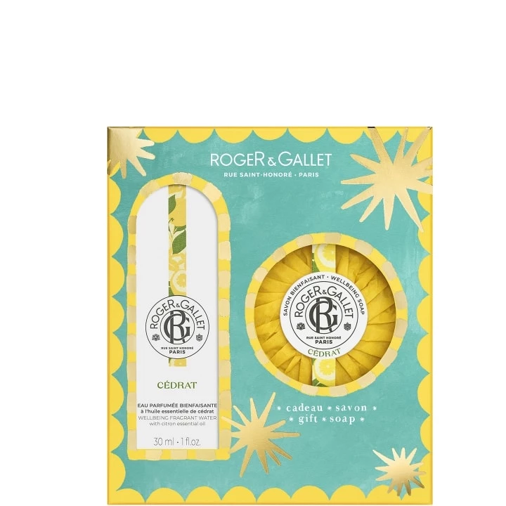 Cédrat Coffret Eau Parfumée Bienfaisante 30 ml - Roger&Gallet - Incenza