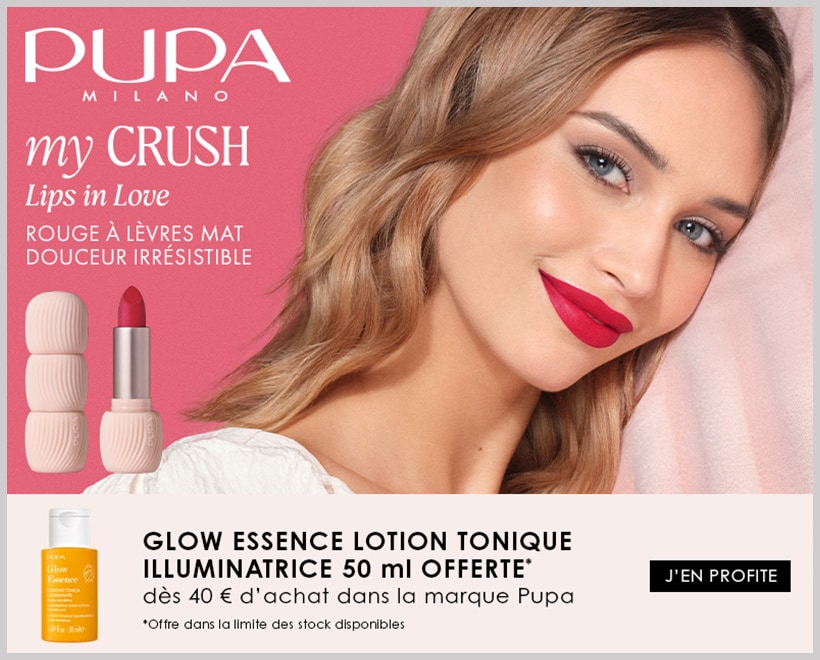 Votre Cadeau : Une Lotion Tonique Glow Essence Illuminatrice PUPA
