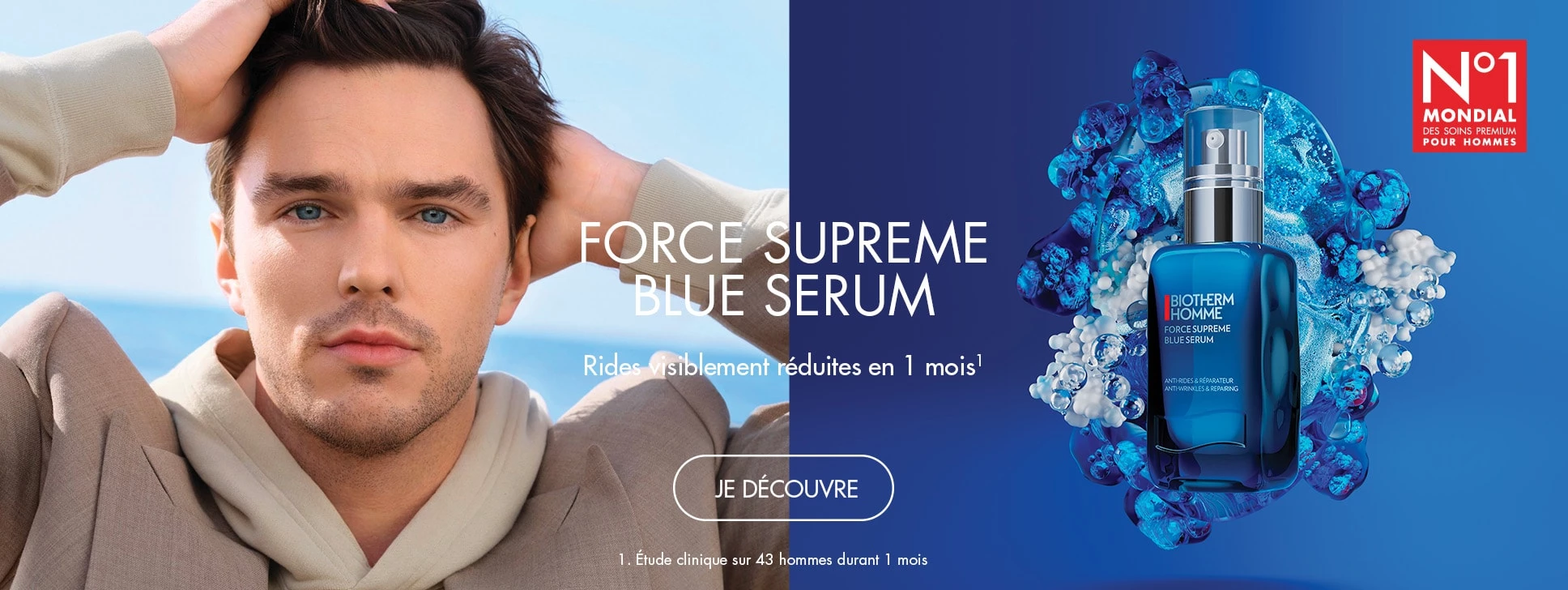 Biotherm Homme : Marque N°1 Mondiale* | 30 ans d'expertise soin pour homme
