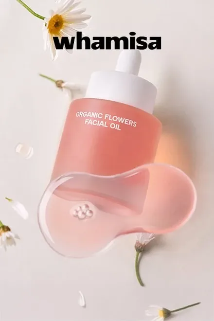 Organic Flowers Huile de Soin Visage Nourrissante aux Fleurs Bio Fermentées WHAMISA