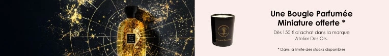 Votre Cadeau : Une Bougie Parfumée Miniature ATELIER DES ORS