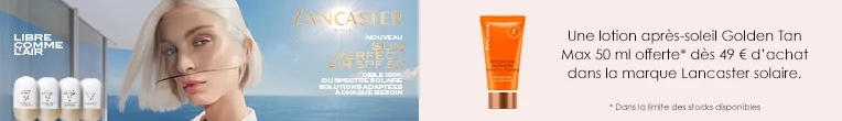 Votre Cadeau : Une Lotion Après-Soleil Golden Tan Max LANCASTER