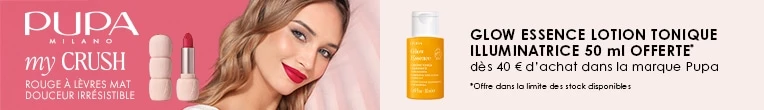 Votre Cadeau : Une Lotion Tonique Glow Essence Illuminatrice PUPA
