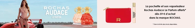 Votre Cadeau : Une Pochette et son Vaporisateur Rochas Audace Le Parfum ROCHAS